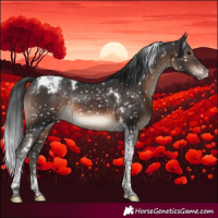 Horse Color:Brown Tobiano Appaloosa Rabicano 