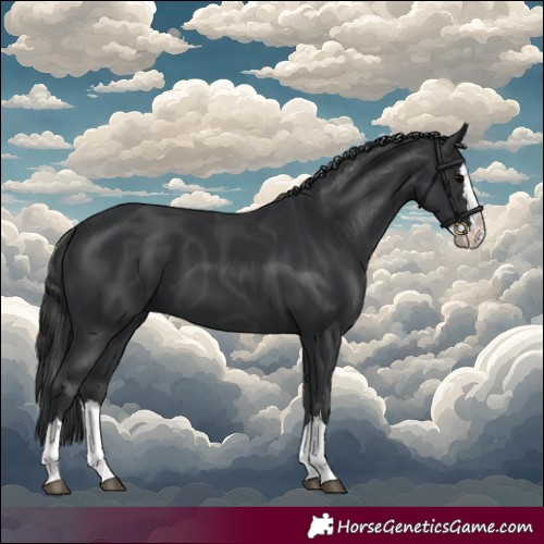 Horse Color:Black Splash