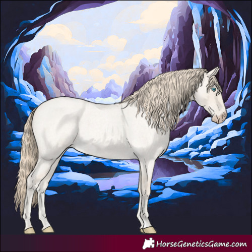 Horse Color:Smoky Creme Roan Dun