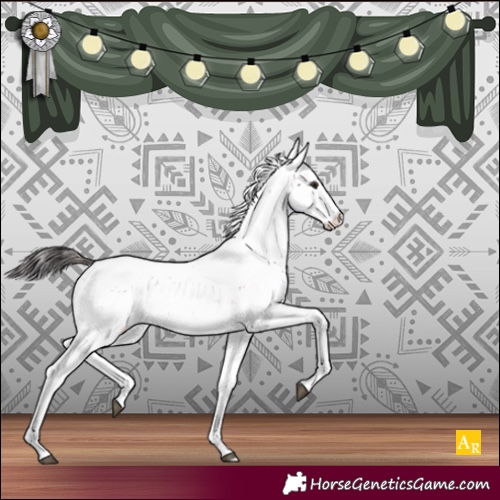 Horse Color:Brown Sabino Varnish 