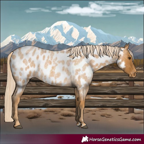 Horse Color:Palomino Roan Appaloosa 