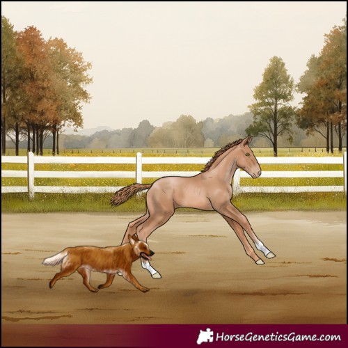 Horse Color:Chestnut Pearl 