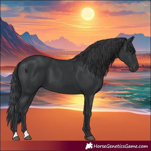 Horse Color:Black 