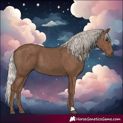 Horse Color:Silver Black 