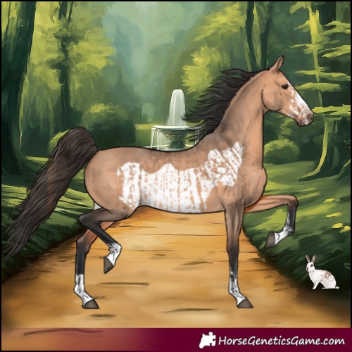 Horse Color:Bay Dun  and Bay Dun Frame 