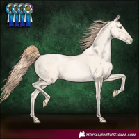Horse Color:Sable Cream Champagne Pearl 
