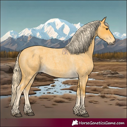 Horse Color:Palomino Roan 
