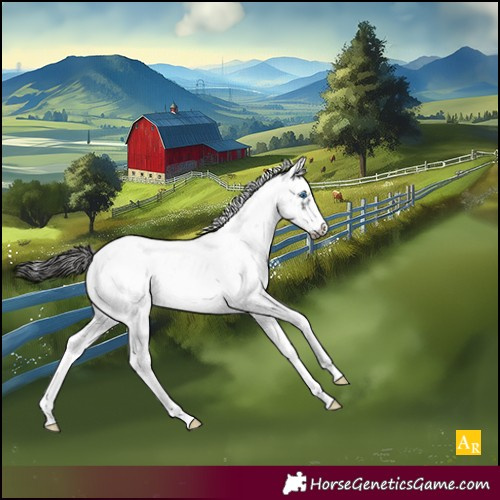 Horse Color:Smoky Black Sabino Frame Appaloosa Rabicano 