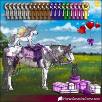 Horse Color:Black Sabino Tobiano Appaloosa Rabicano 