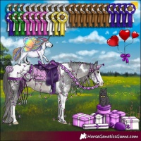 Horse Color:Black Sabino Tobiano Snowcap Rabicano