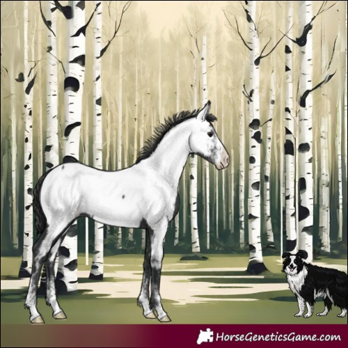 Horse Color:Black Sabino Appaloosa 
