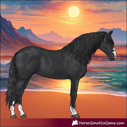 Horse Color:Black 