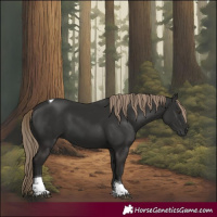 Horse Color:Liver Chestnut Tobiano 