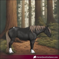 Horse Color:Liver Chestnut Tobiano 