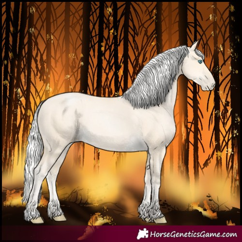 Horse Color:Silver Buckskin Pearl 