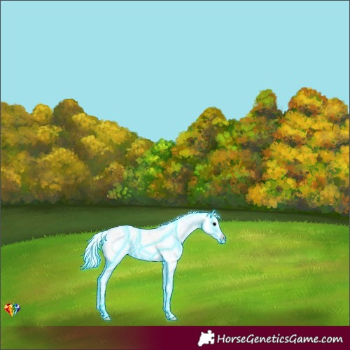 Horse Color:Thunderstruck Watercolor Silver Bay Onyx Sabino