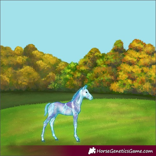 Horse Color:Thunderstruck Watercolor Silver Bay Onyx Sabino