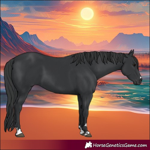 Horse Color:Black 
