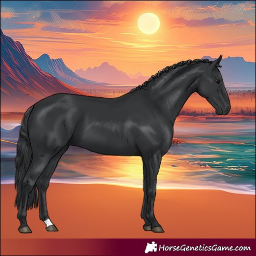Horse Color:Black 