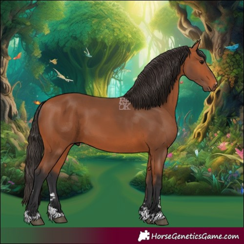 Horse Color:Bay 