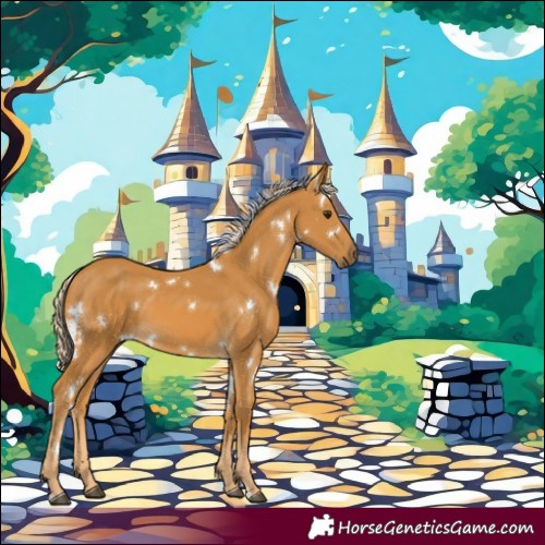 Horse Color:White Spotted Palomino 