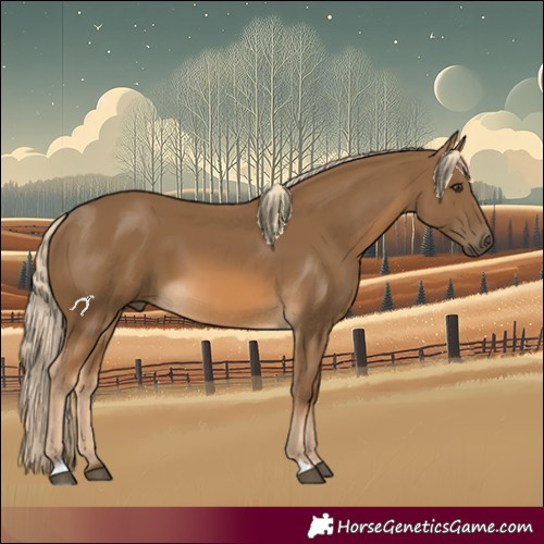 Horse Color:Chocolate Palomino 