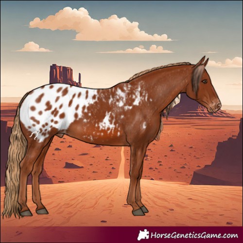 Horse Color:Chestnut Blanket 
