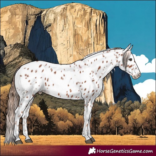 Horse Color:Chestnut Appaloosa 