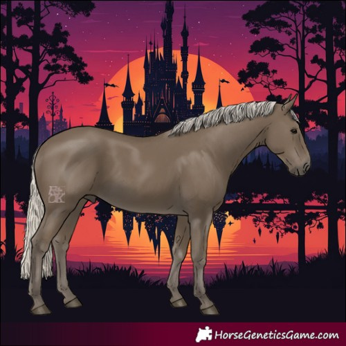Horse Color:Silver Smoky Black 