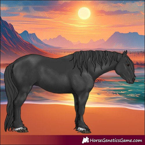 Horse Color:Black 