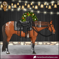 Horse Color:Powder White Bay