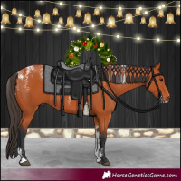 Horse Color:Powder White Bay