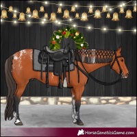 Horse Color:Powder White Bay