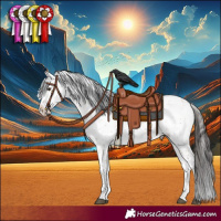 Horse Color:White Spotted Bay Dun Sabino