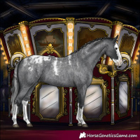 Horse Color:Powder White Blue Roan Splash Blanket 