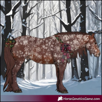 Horse Color:Chocolate Brown 
