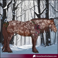 Horse Color:Chocolate Brown 