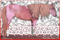 Horse Color:Watercolor Black and Watercolor Chestnut