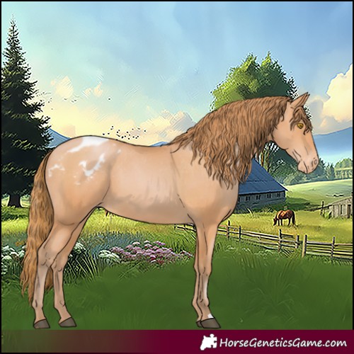 Horse Color:Bay Pearl Appaloosa 
