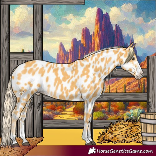 Horse Color:Palomino Appaloosa 