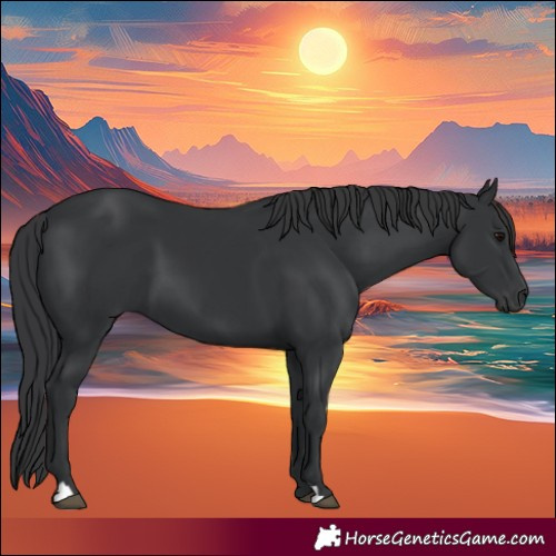Horse Color:Black 