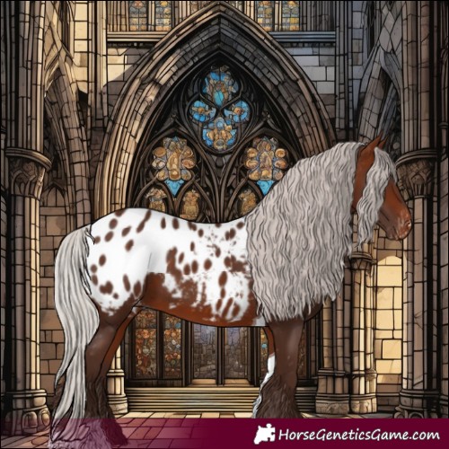 Horse Color:Silver Bay Tobiano Blanket 
