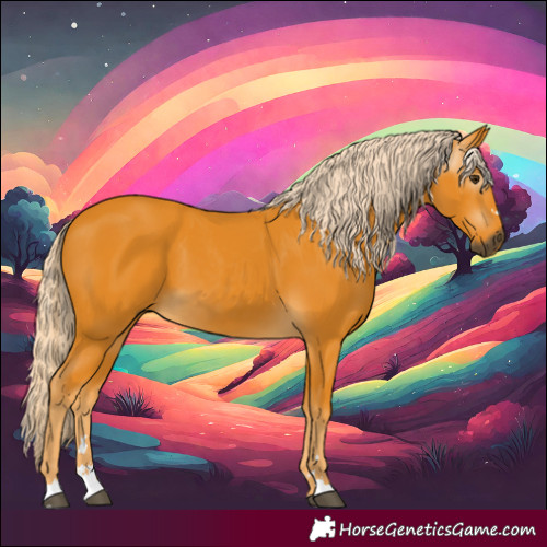Horse Color:Gray Palomino 