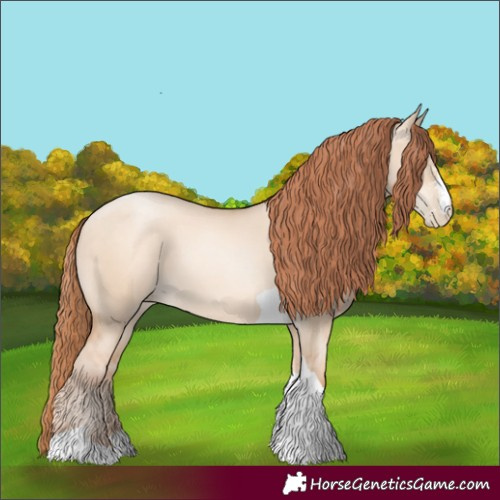 Horse Color:Sable Champagne Pearl Dun Sabino Tobiano 