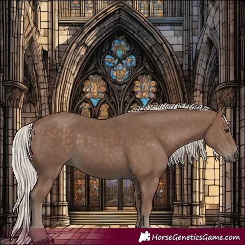 Horse Color:Silver Black 