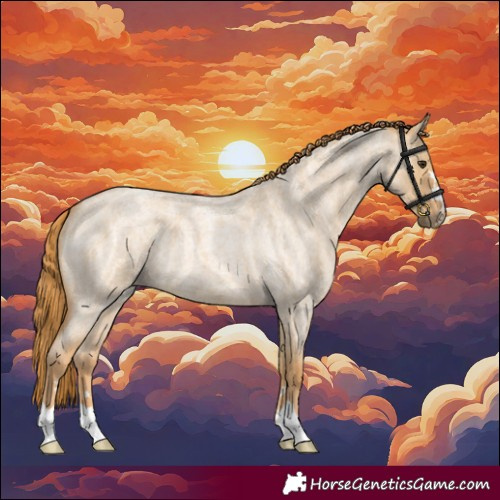 Horse Color:Red Dun Roan