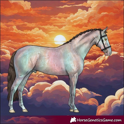 Horse Color:Amber Champagne Ice 