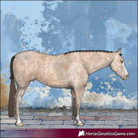 Horse Color:Amber Champagne Ice 