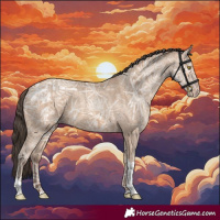 Horse Color:Amber Champagne Ice Tobiano 