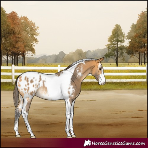 Horse Color:Buckskin Sabino Tobiano Appaloosa Rabicano